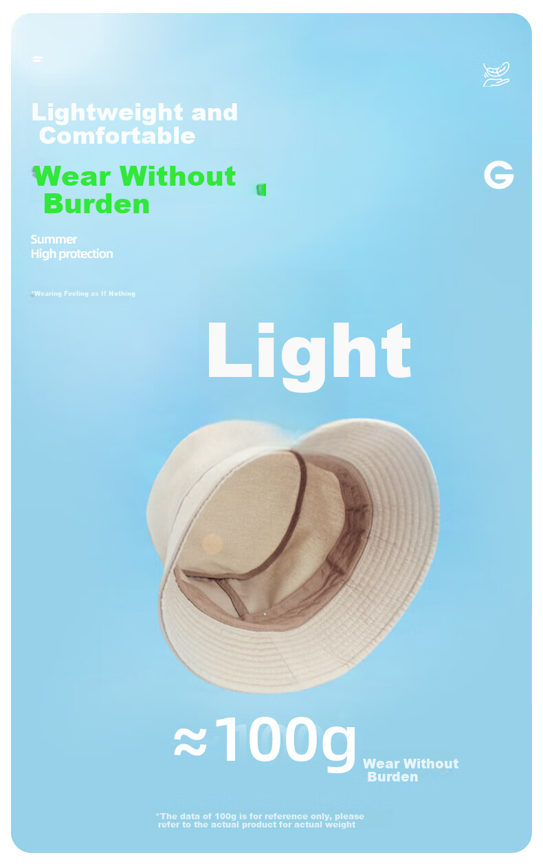 GLO-STORY Sun Hat for Men And Women, Wide Brim UV Protection Fisherman Hat, Sun Visor Cap for Ladies 4