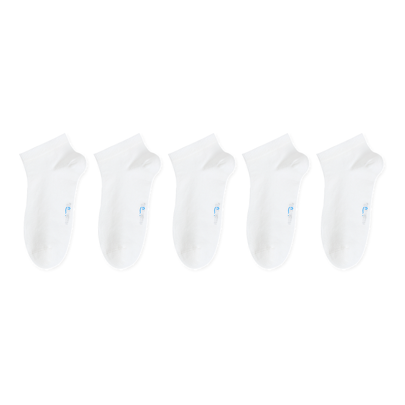 Jiusuiban Cloud-Feel Cotton Children's Socks for Boys And Girls, 5A Antibacterial School Style White Socks, Mid-Calf School Uniform Socks, Youth Sports Cotton Socks