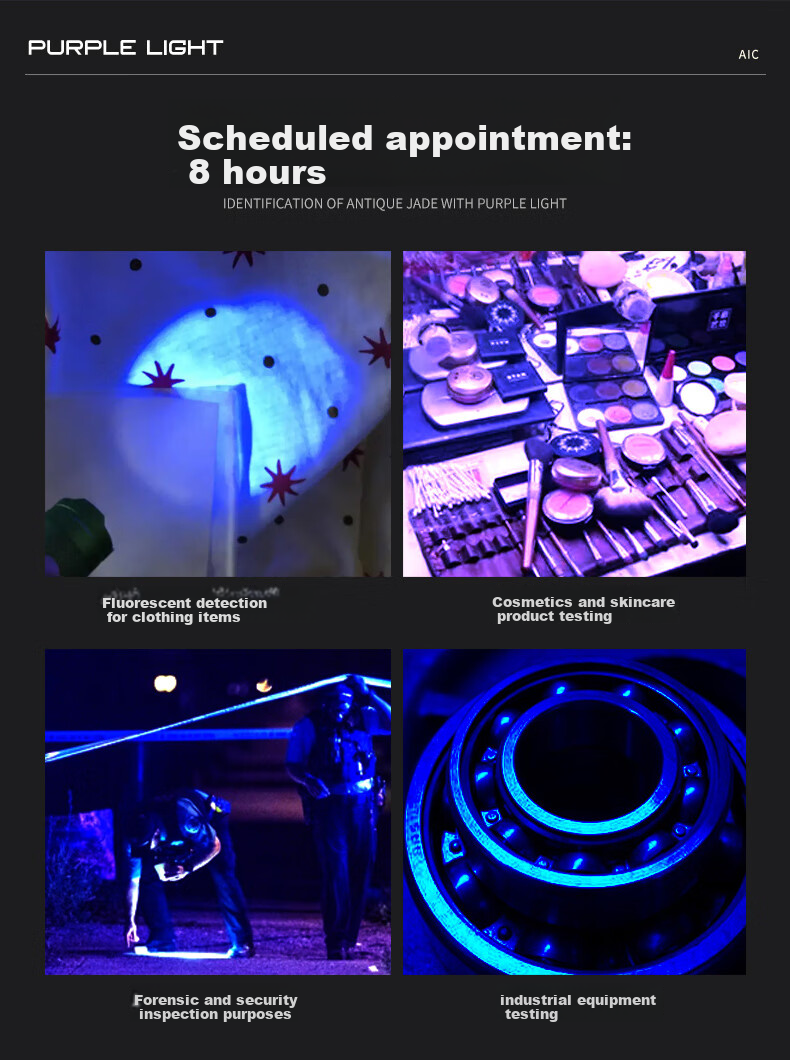 SHENYU Ultraviolet Fluorescent Lamp Detector, Wood's 365nm Light for Currency And Jade Professional Authenticatio 13