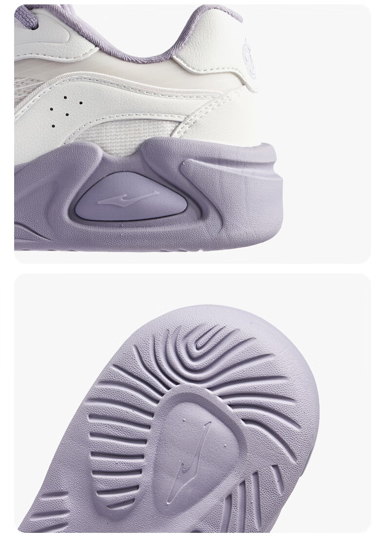 ERKE Women's Skateboard Shoes, Summer Breathable Sneakers, White Casual Shoes, Spring Peach Sports Shoes, 52125201406 3