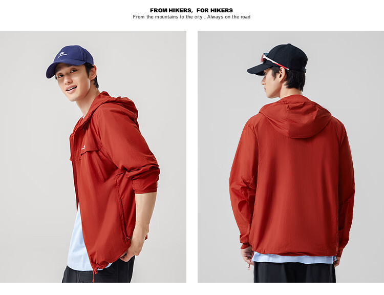 Pioneer Camp Suzaku Men's Summer Outdoor Lightweight Sun Protection Jacket Loose Hooded Coat UV Protection UPF50+ 14
