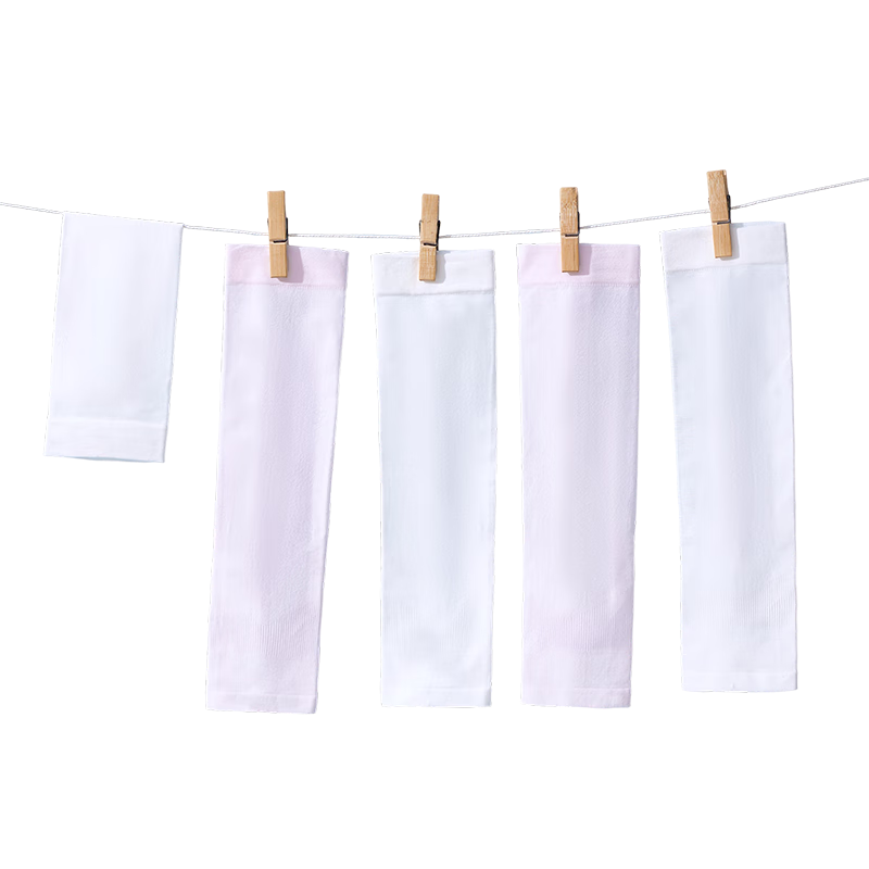 Langsha Kids Ice Silk Sun Protection Sleeves Boys and Girls Summer UV Protection Breathable Thin Arm Sleeves White+Purple