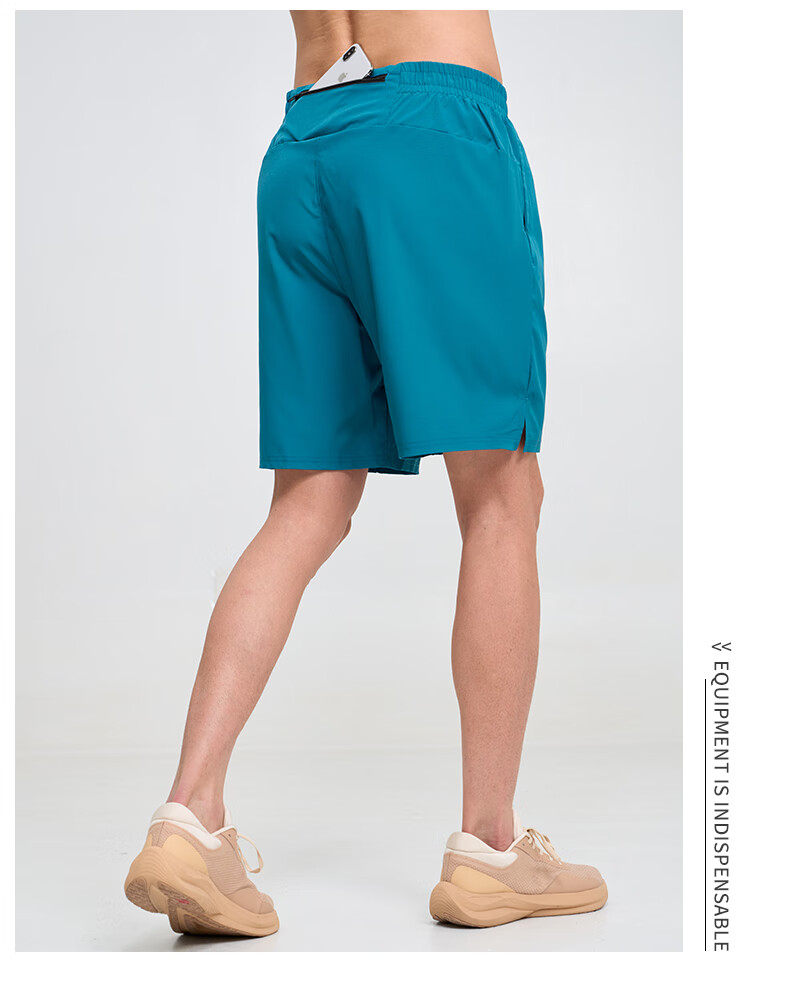 BURUITE Men's Sports Shorts Running Fitness Quick-Dry Casual Five-Point Summer Training Ice Silk Lightweight Woven Beach Basketball Pants 12