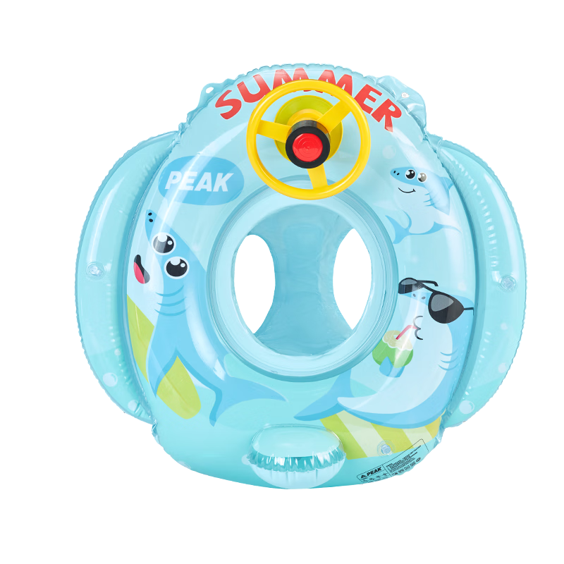PEAK Children's Swimming Ring, Baby Life Buoy, Inflatable Thickened Anti-Rollover, Boys And Girls Swimming Equipment, Toddler Seat Ring