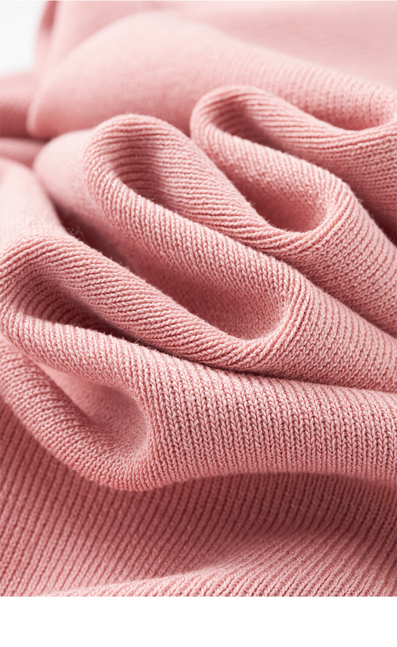YANYEE Pink Cable Knit Sweater Women 2025 Summer Elegant Slim Fit Long Sleeve V-Neck Top Purple M 22