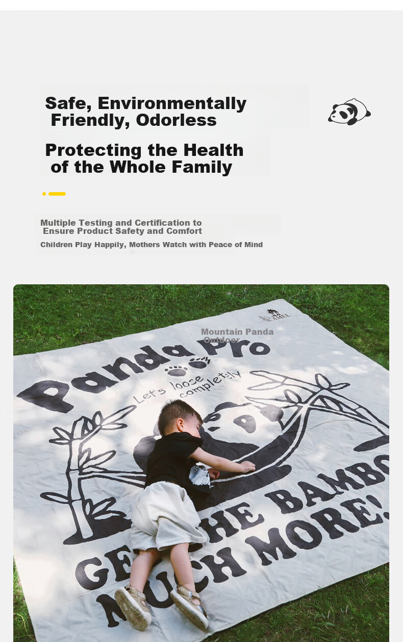 CAMEL Picnic Mat, Outdoor Camping Tent Moisture-Proof Mat, Picnic And Barbecue Waterproof Seat Pad, Thickened P001B Ground Sleeping Mat 7