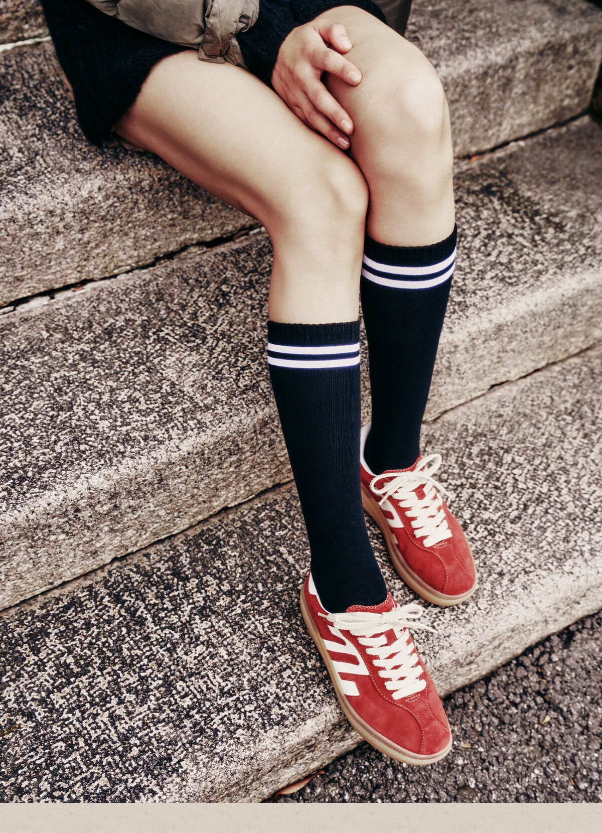 Sasa Su [Celebrity Edition] Spring Summer Thick Sole Sports Casual Sneakers Women Retro Military Training Shoes Macaron ZA65151-30 10
