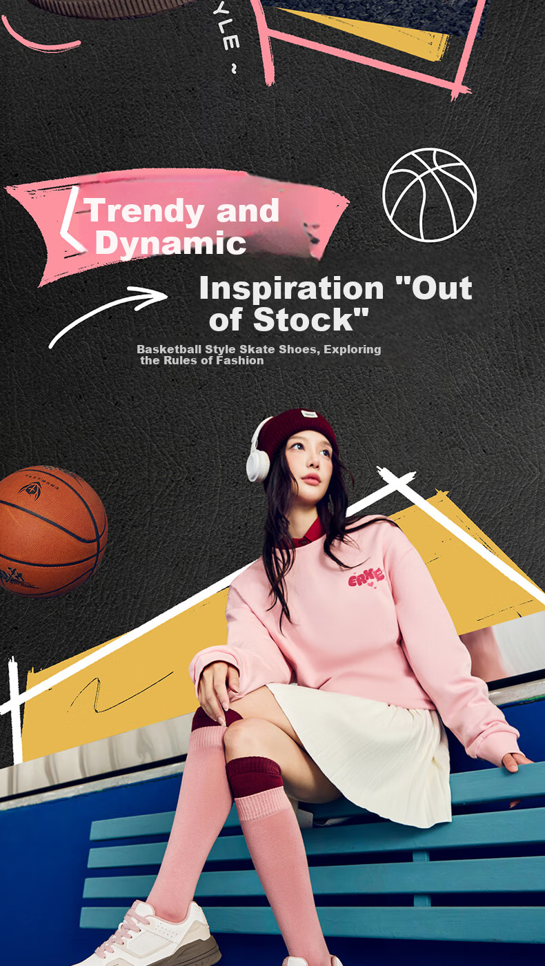 ERKE Women's Sneakers, Summer New Style Breathable Versatile Casual Shoes Sports Shoes | Unveiled 2