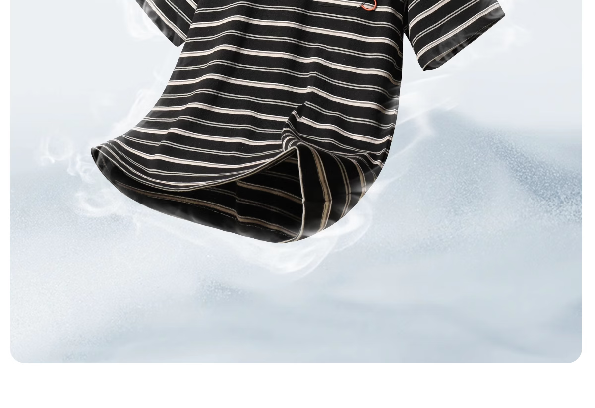 CAMEL 100% Cotton Outdoor T-Shirt Women Spring Summer Breathable Loose Fit Stretchy Striped Short Sleeve Top Men V010 23