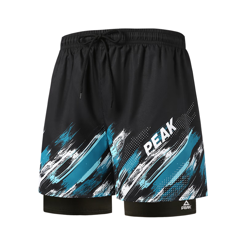 Peak Men's Swim Trunks with Anti-Embarrassment Lining, Quick-Dry, Loose Fit, Square Leg Beach and Resort Shorts for Hot Springs and Seaside Vacation