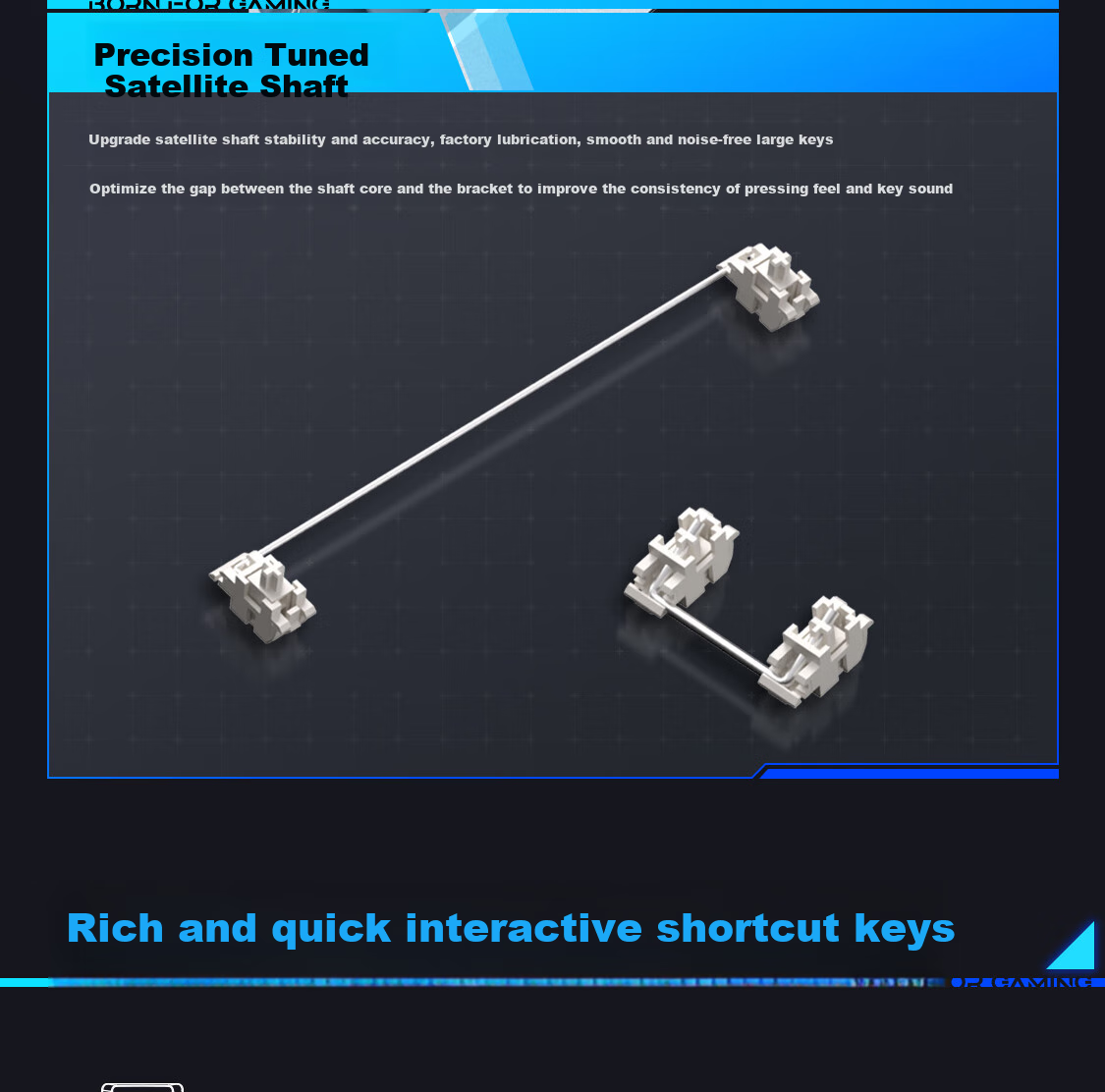ThundeRobot K104S Wired Mechanical Keyboard with Backlight for Home, Computer Gaming, Laptop, Office Use, Full Anti-Ghosting, No Fear of Backlash, for Honor of Kings And CS2, Black, Red Switches, 104 Keys 8