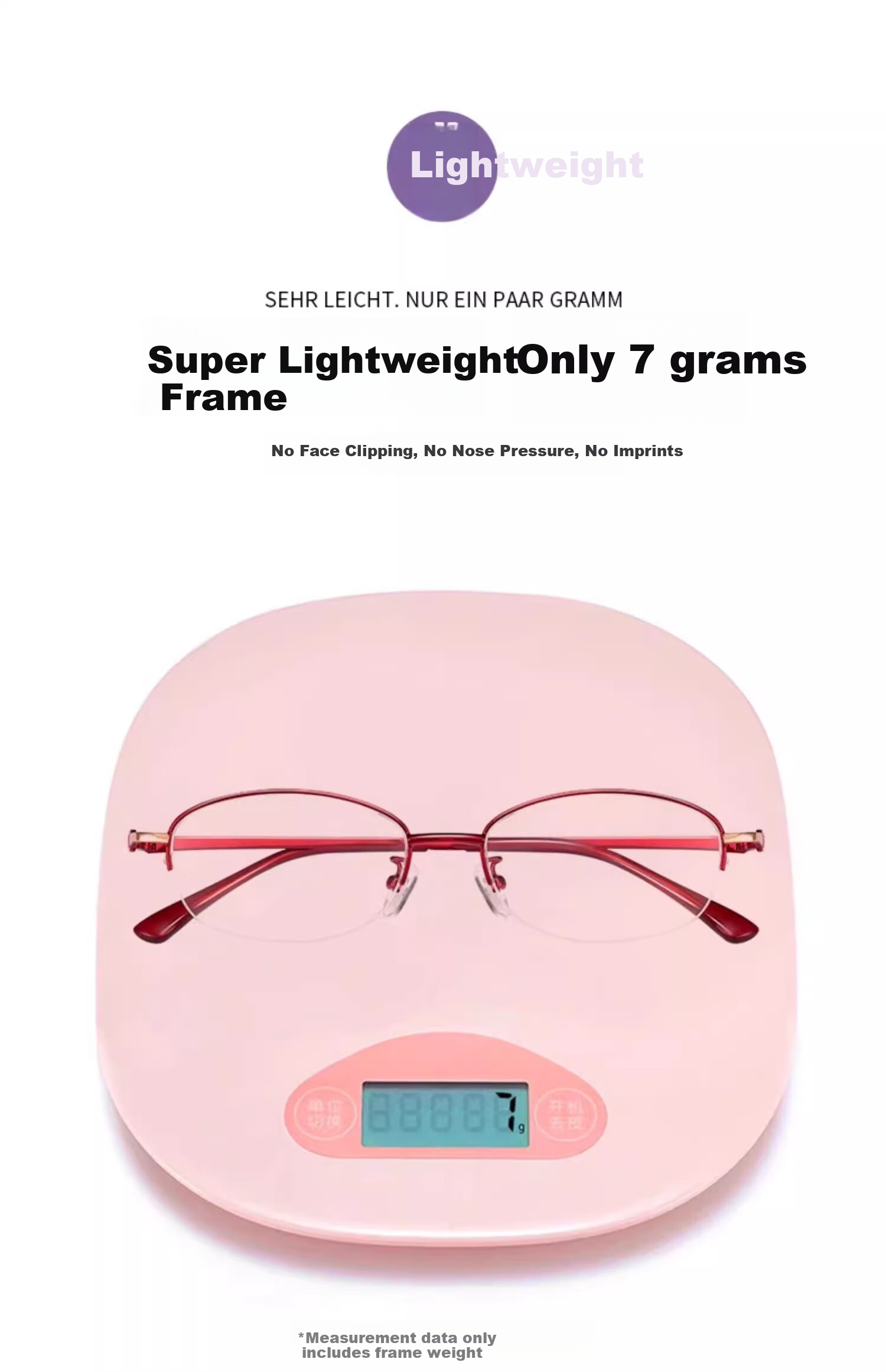 GOGOSOON Reading Glasses for Women, Anti-Blue Light Radiation, High-Quality Genuine Brand, High-Definition Presbyopic Glasses for Middle-Aged And Elderly, Fashionable Reading Glasses for Back to School 6