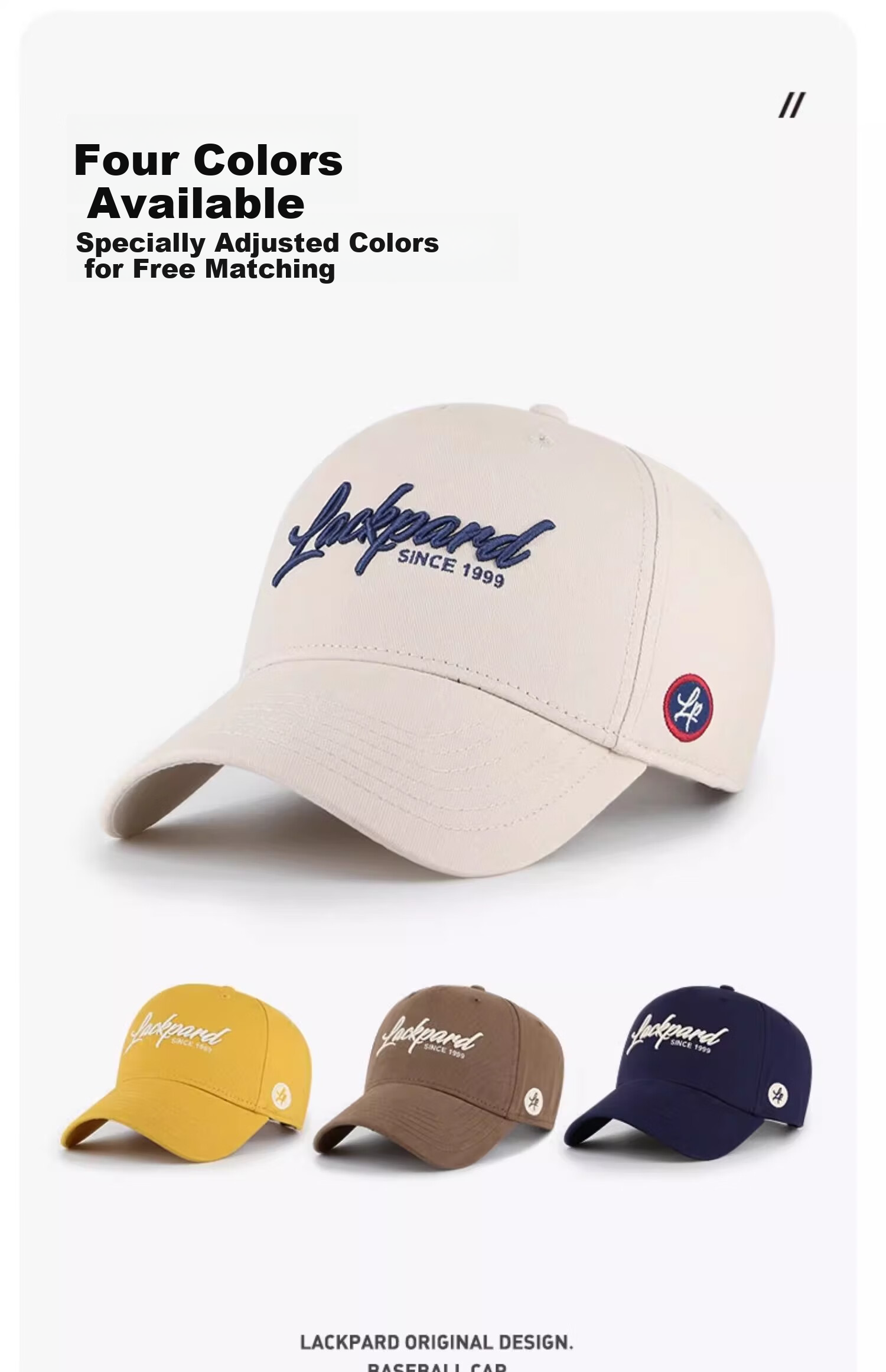 LACKPARD Outdoor Sports Baseball Cap for Men And Women, Versatile Casual Visor Sun Hat, Stone Color, One Size Fits All with Adjustable Fit 15