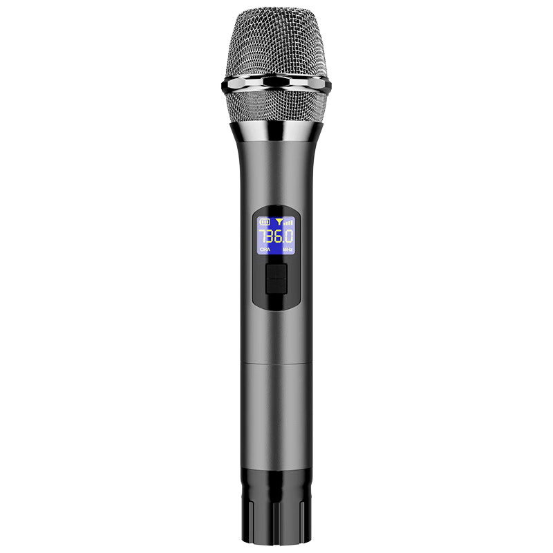 SANSUI U5 Wireless Microphone System, Metal Tuning Mic, One-To for Home KTV Singing, Professional Conference Use, Speech, Outdoor Sound System