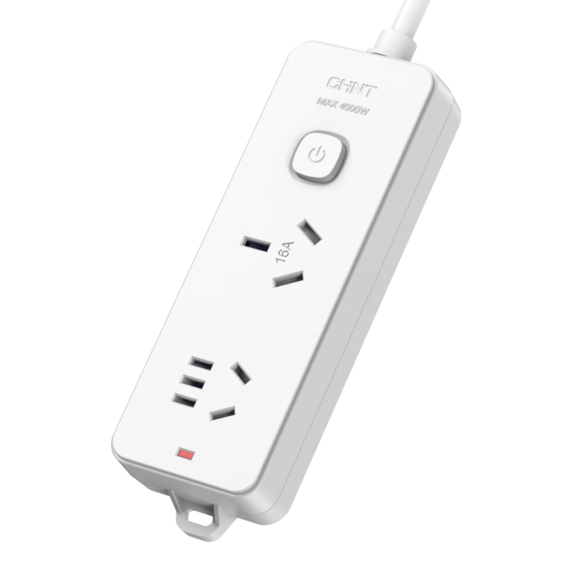 CHNT 16A High Power Air Conditioner Socket with Switch Power Strip/Extension Board/Socket Strip/Power Board/Extension Cord 2-Position Wireless Master Control