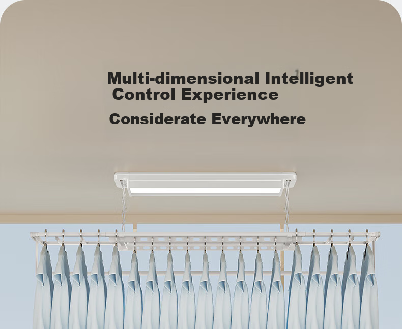 Mr.Bond Ultra-Thin Invisible Embedded Electric Clothes Drying Rack, Fully Automatic Intelligent Retractable Clothes Drying Machine M18A 12