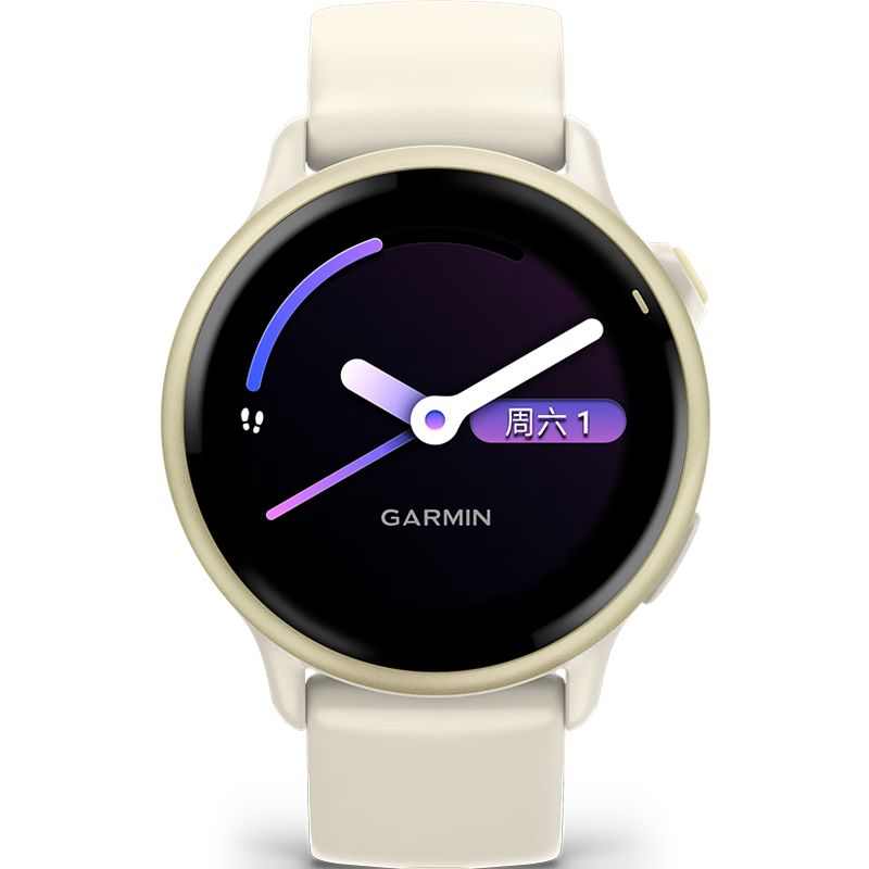 GARMIN Active6 Bone China White Heart Rate Running Swimming Fitness Fashion Sports Smartwatch Birthday Gift