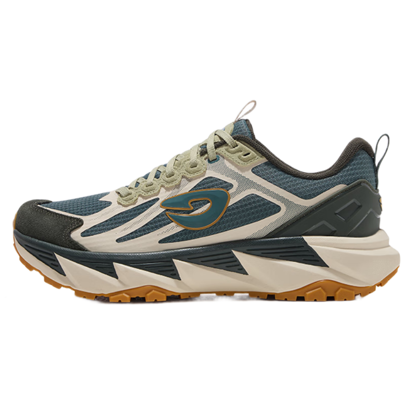 Outdoor Agent Professional Shock-Absorbing Non-Slip Mountain Shoes All-Terrain Durable Hiking Climbing Shoes T60 Green Fairy Tale Size 41