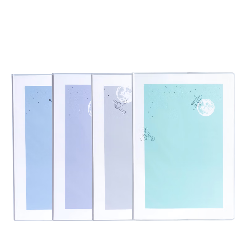 Deli 16K Glue-bound Notebook Student Exercise Homework Book 4-Pack 128 Sheets Each T16128 (Ask the Sky 9)