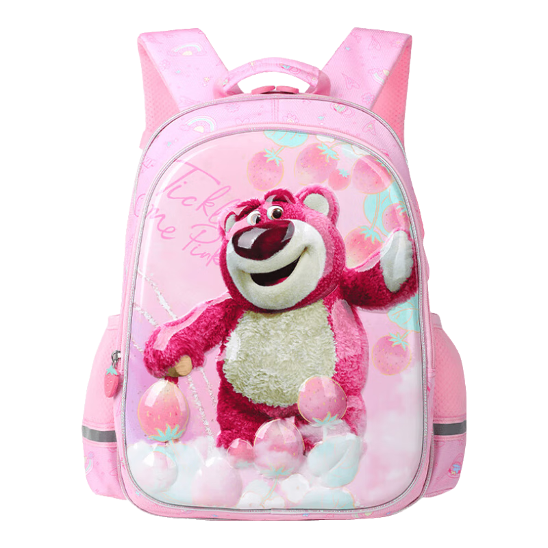 Disney Backpack for Elementary School Girls Grades 1-3, Lightweight Antibacterial Multi-Layer Large Capacity Breathable Backpack Shoulder Bag Water-Resistant