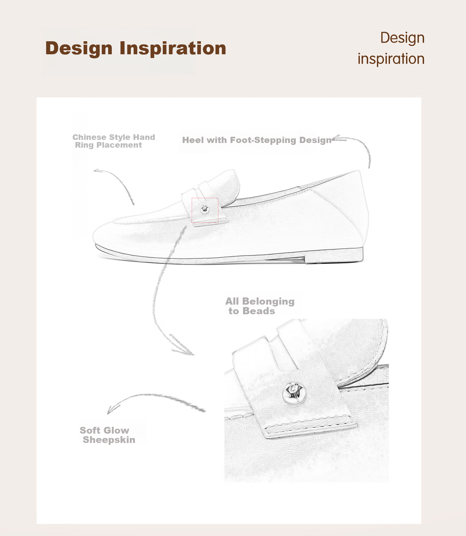 COMELY Low-Heel Loafers for Women, New Spring And Summer Style, Sheepskin Retro Flat Genuine Leather Shoes, Commuter Flats, Cream White, Size 35 3