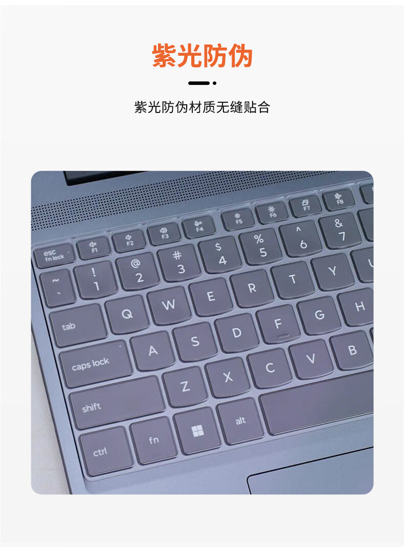 ECOLA Lenovo Xiaoxin 16 SE Keyboard Cover for 2025 Laptop, 14-Inch TPU Ultra-Thin Transparent Dust-Proof Waterproof Cover EL037 1