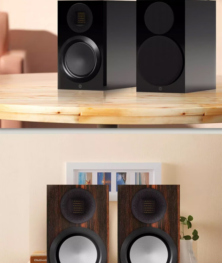 Monitor Audio Gold 50 6G Passive 6-Inch Bookshelf Speaker Matte White UK Import HiFi High Fidelity 16