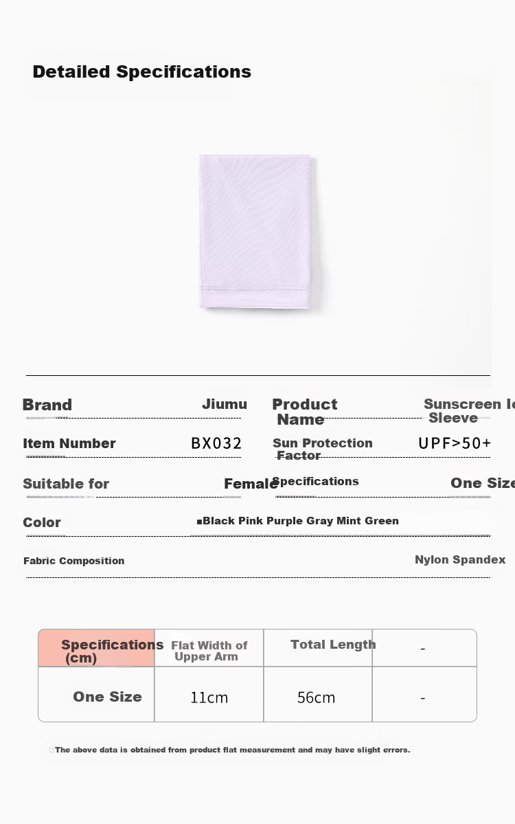 JIUMU Ice Silk Sun Protection Sleeves for Women, Summer Cooling UV Protection Arm Sleeves for Driving and Cycling 4