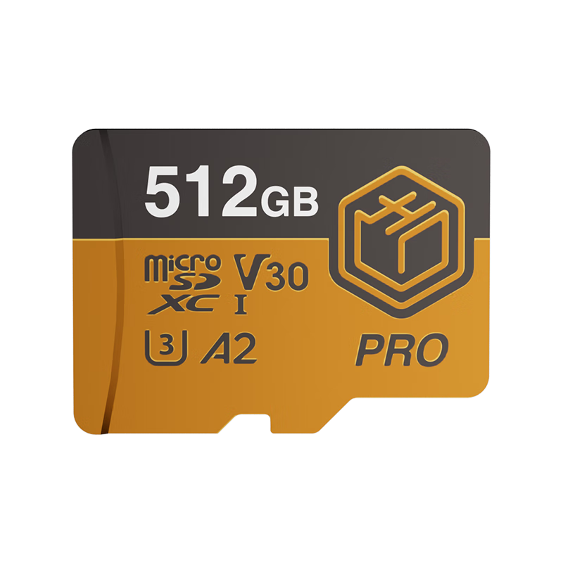 JD Original 512GB TF Memory Card, 4K Ultra HD, Gold Label Pro Series Storage Card U3V30A2, Compatible with Drones And Action Cameras, Read Speed 200MB/S