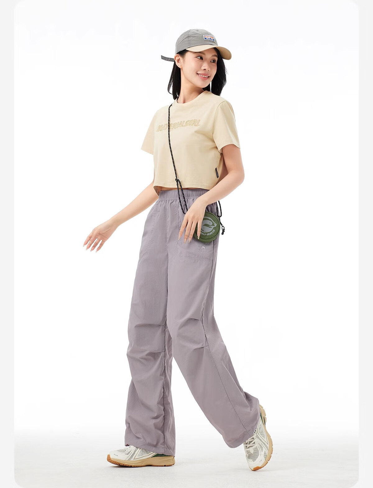 CAMEL Cargo Pants for Women, Spring And Summer Paratrooper Pants, Outdoor Sun Protection Cool-Feeling Quick-Dry Casual Pants for Men A24CZ01776C 10