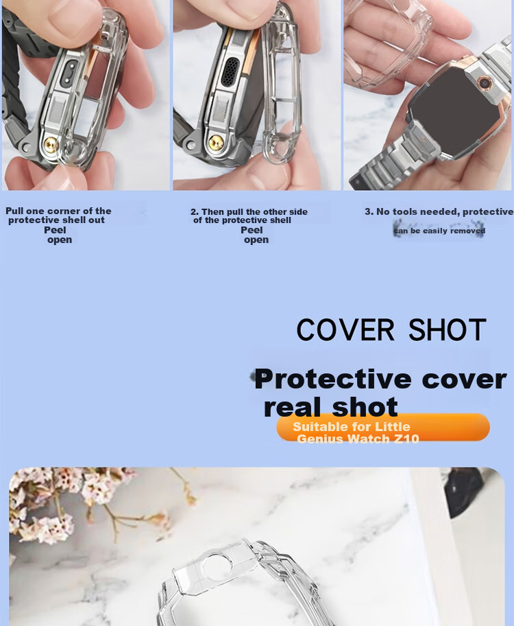 ESCASE Protective Case for Xiaotiancail Children's Smartwatch Z9 Youth Edition, Slim Shockproof Anti-Collision Full Coverage Outer Shell Accessory Astronaut Desig 10