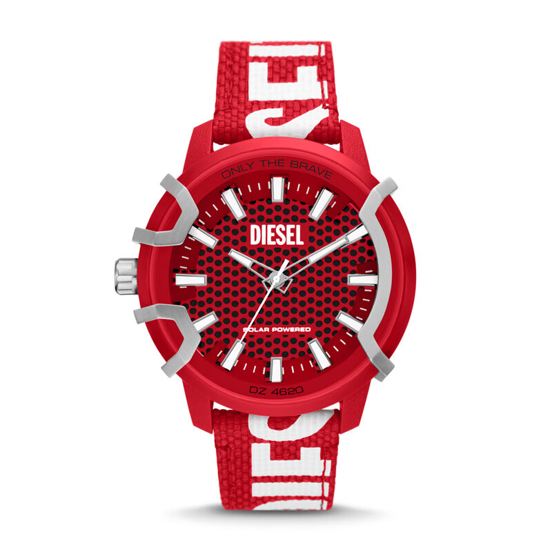 DIESEL Men's Quartz Watch with Fabric Strap, Boyfriend DZ4620, Qixi Valentine's Day Gift 1