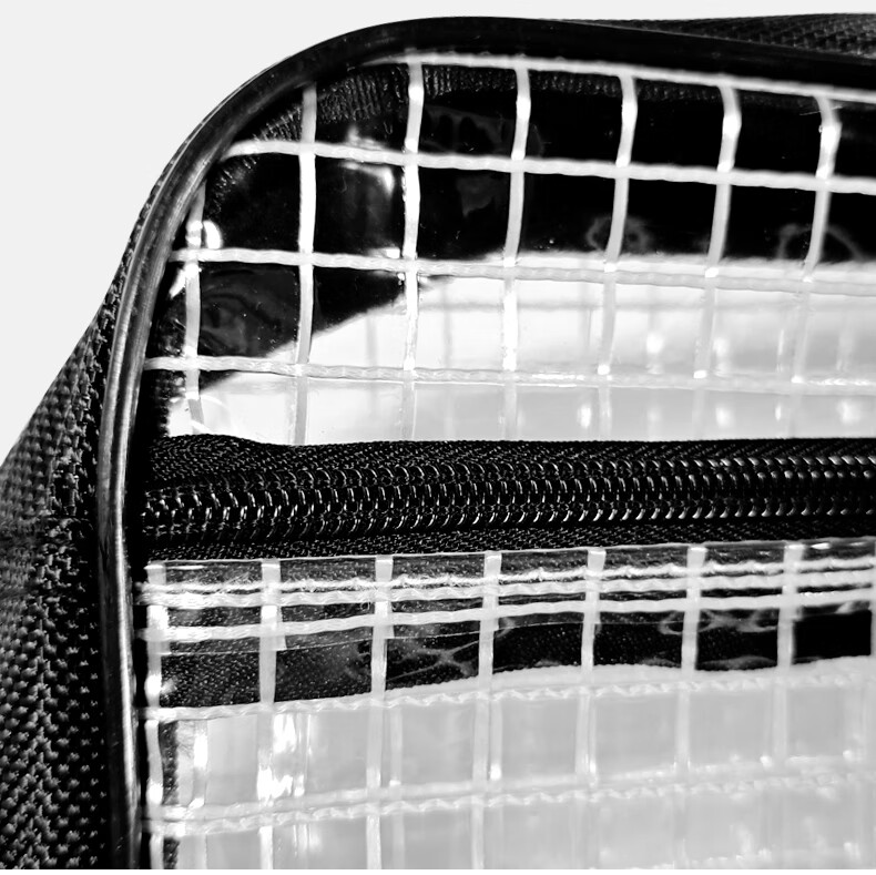 Mulang Anti-Static Dust-Free Cleanroom PVC Transparent Grid Tool Bag Shoulder Bag 17-inch [40*30*8cm] PVC Shoulder Strap 1