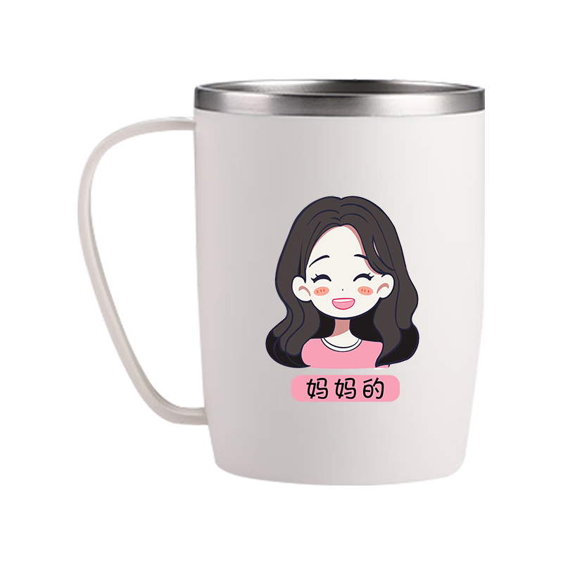 Daisy Leaf 304 Stainless Steel Mouthwash Cup Family Toothbrush Cup for Three or Four People Parent-Child Toothbrush Holder Children's Wash Cup Toothbrush Jar Cup