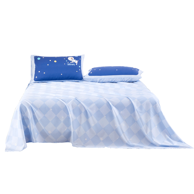 MERCURY Kids Cotton Bed Sheet Single Piece Maternity Antibacterial Simple Anti-Dirt Washable Double Bed for Bedroom 230Ă245cm