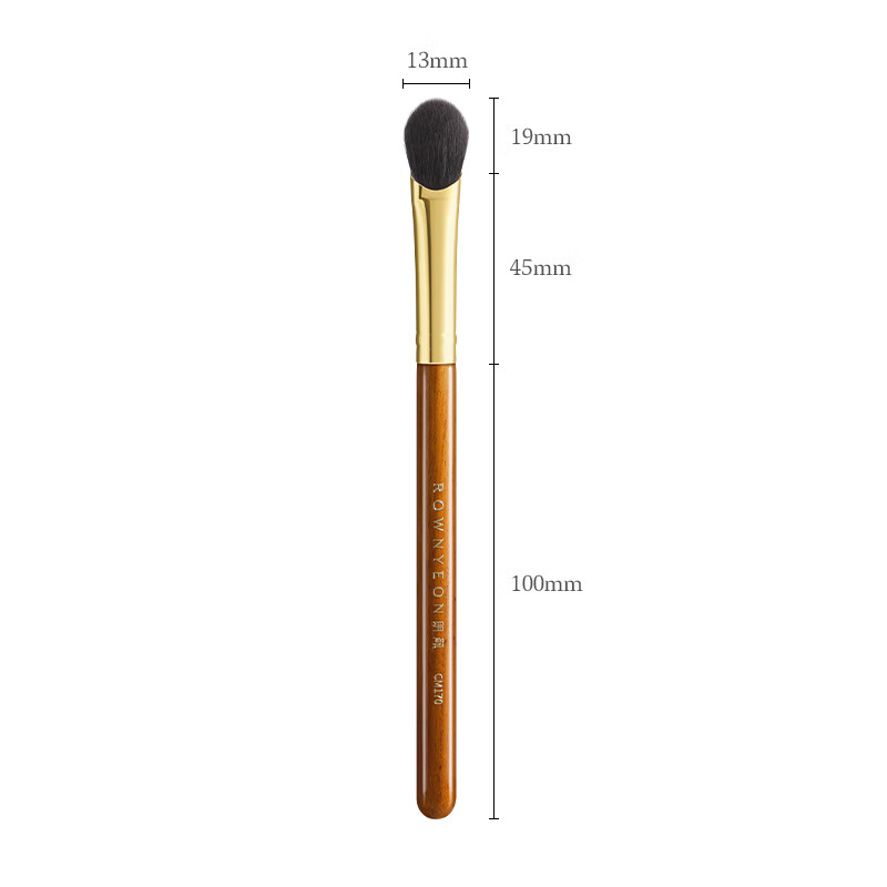 Rownyeon Makeup Brush, Chimo CM170/171, Finger Eyeshadow Brush, Animal Wool Eye Blending Brush, Smudging Brush, Detail Brush