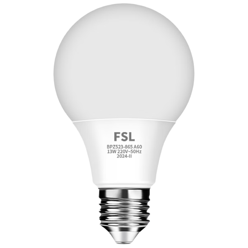 FSL Foshan Lighting LED Bulb E27 Screw Base High Power Energy-Saving Spiral Light 13W E27 White Light