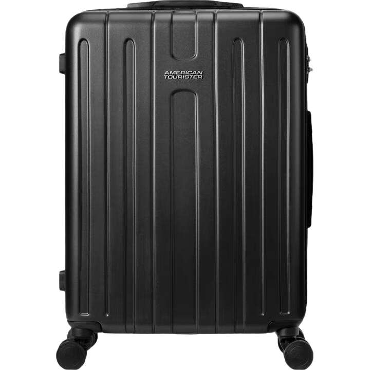 AMERICAN TOURISTER Luggage, 20-Inch Trolley Suitcase, Large Capacity, Student Travel Case, Stylish Upgraded Version with Password Lock, TC3 Black