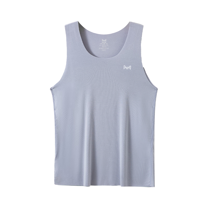MiiOW Men's Undershirt, Sleeveless Vest, Summer Thin Athletic Undershirt, Quick-Dry Seamless Tank Top for Me