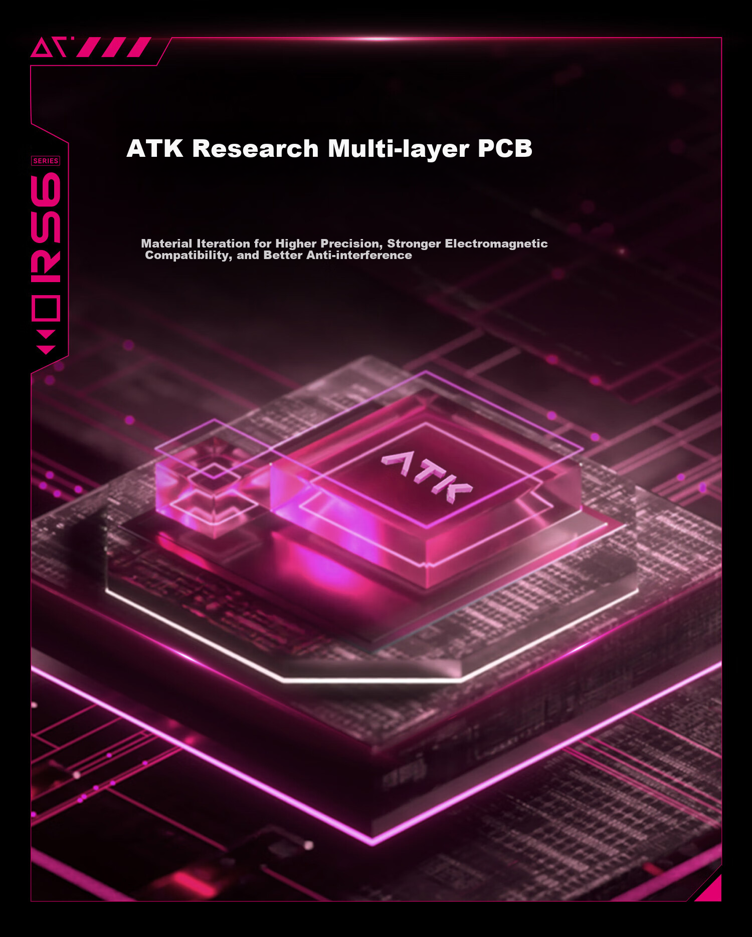 ATKRS6+ Magnetic Axis Keyboard RT Custom Mechanical Gaming Keyboard Wired Hot-Swappable Office Aluminum 68-Key RS6+ White Warrior Snow Blade Switch 9