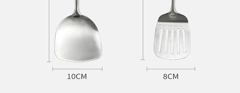 Momi Premium Stainless Steel Soup Spoon Large Cooking Spoon Extended Wooden Handle High Temperature Resistant Household Ladle 8