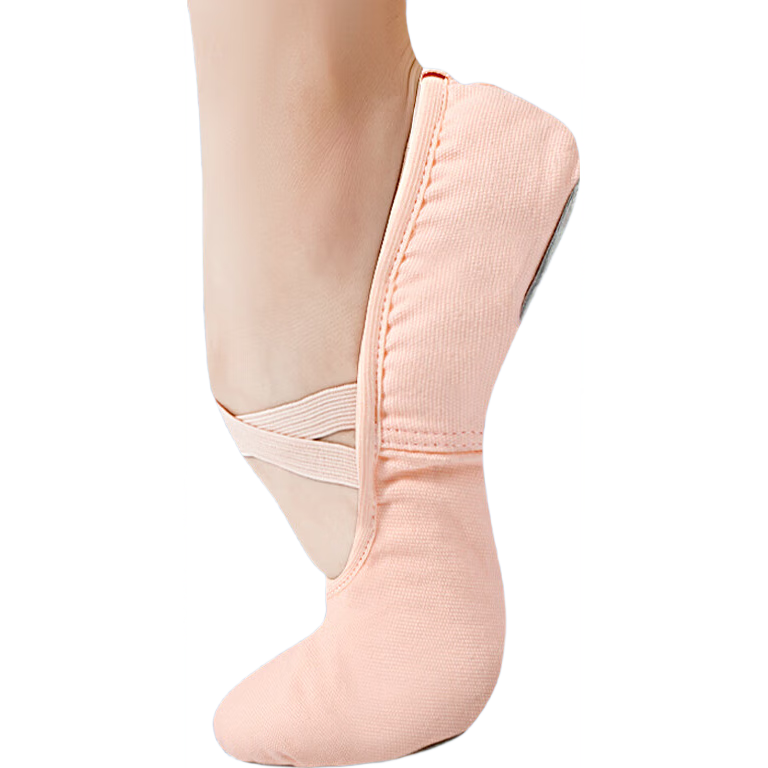 Zhiyouban Adult Dance Shoes, Professional Ballet Practice Shoes for Women, Soft-Soled Slip-On Children's Dance Shoes, Pink Body-Shaping Cat Paw Shoes