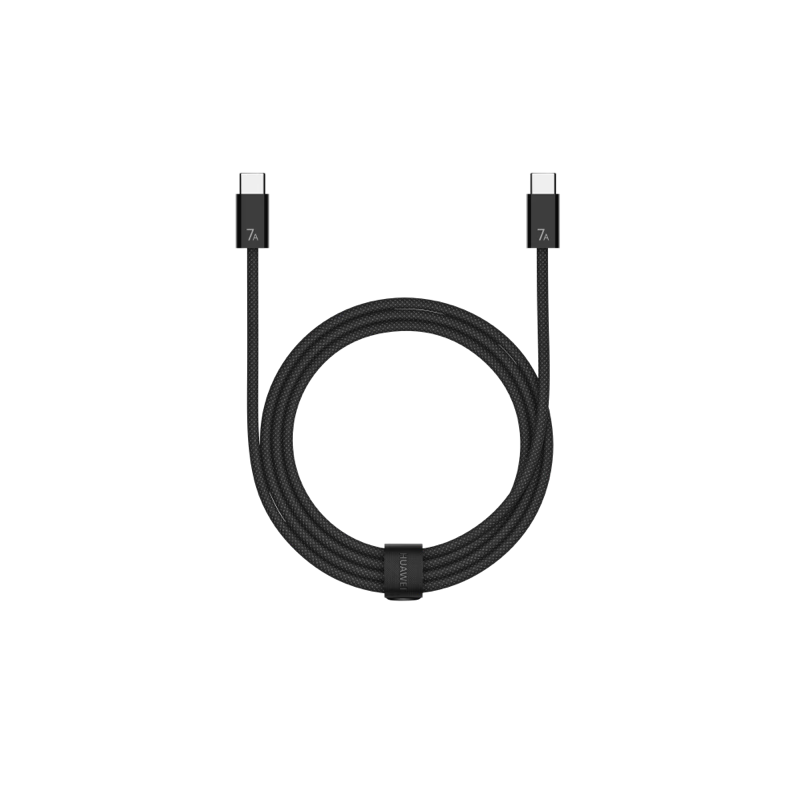 HUAWEI Braided Data Cable (Max 140W), 7A Data Cable, 1.8 Meters, Type-C to Type-C, Suitable for Mate X/Ts/Pura 80 Series, HUAWEI Phones, Computers And Tablets