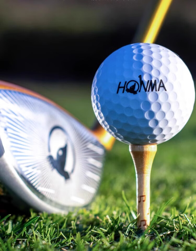 HONMA D1 Golf Ball, Double-Layer Practice Ball, Low Spin, Long Distance, Colorful 8
