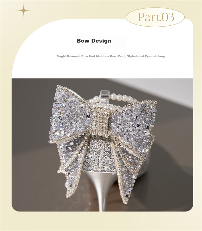 DAPHNE Pointed Toe Stiletto Crystal High Heels for Women, 2026 New Pure Seductive Fairy Style Wedding Bridesmaid Shoes, Exquisite Leather Shoes 4