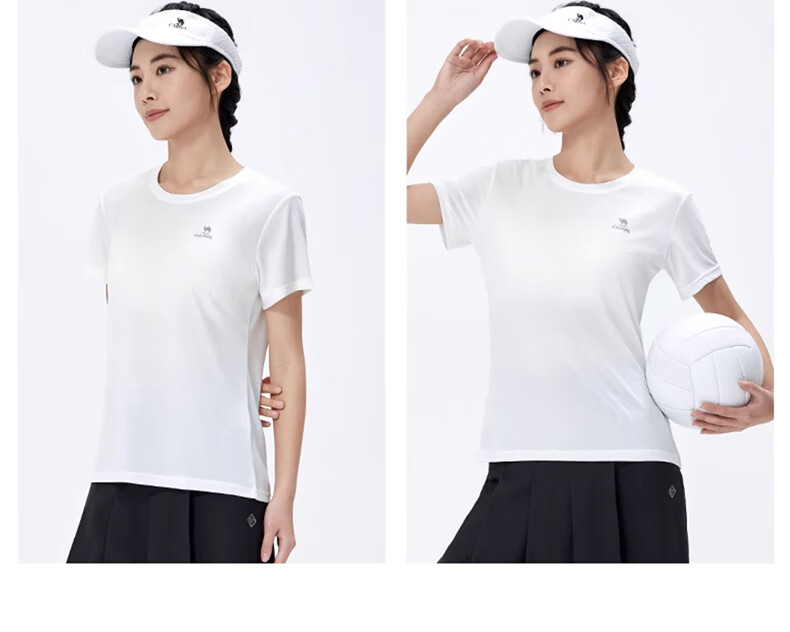 CAMEL Short-Sleeve T-Shirt for Men, New Summer Style, Loose-Fit Round Neck Outdoor Sportswear, Running Training Ultra-Thin Quick-Dry Top 10