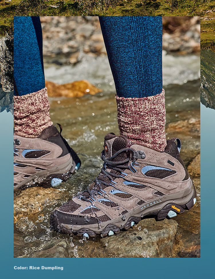 Merrell Women's MOAB 3 GTX Waterproof Mid Hiking Shoes Breathable Durable Non-slip Outdoor Classic 13