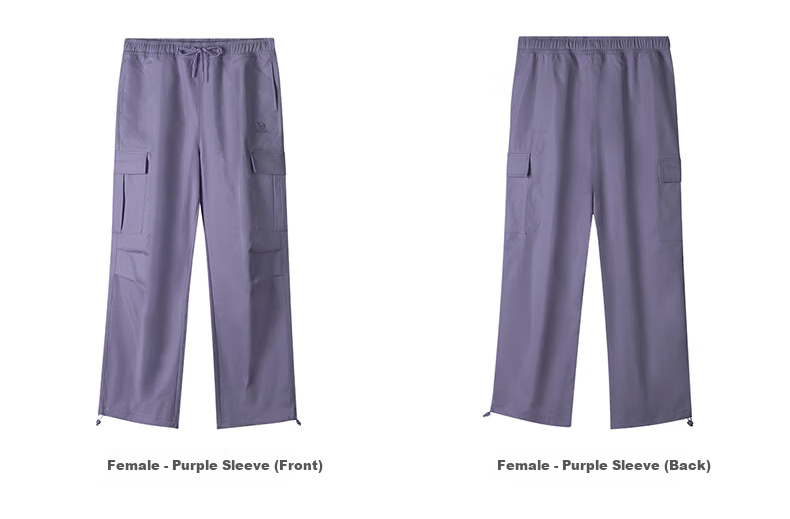 CAMEL Casual Cargo Pants, New Women's Trousers, Outdoor Hiking Woven Long Pants, Loose Straight-Leg Sports Pants 35