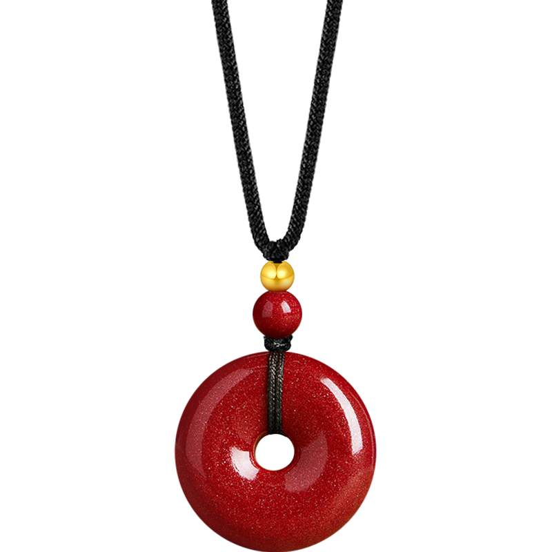 ALLOVE Peace Jade Pendant Necklace for Women Zodiac Amulet Birthday 520 Valentine's Day Gift for Girlfriend Wife