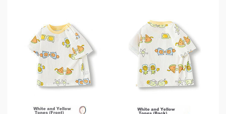 BALABALA Baby T-Shirt, Infant Top, Girls' Clothing, Boys' Short-Sleeve Summer Wear, Sweet And Cute 9